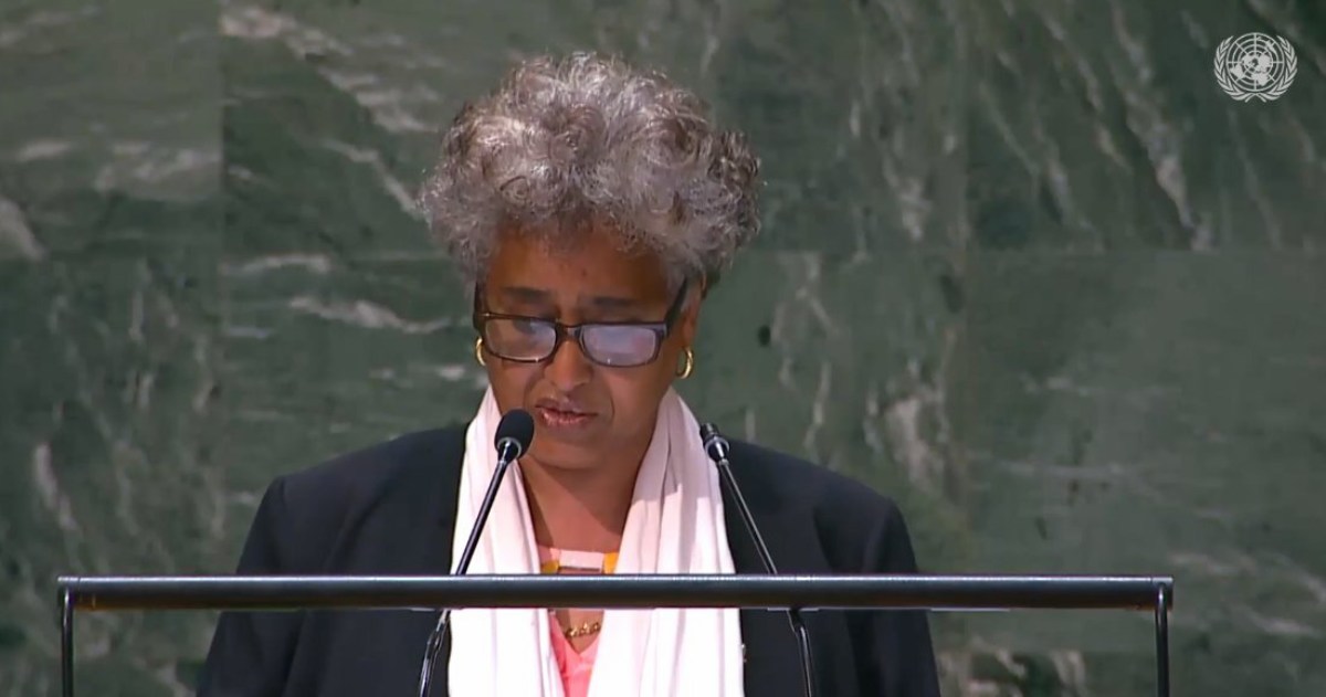 Sophia Tesfamariam statement at UNGA