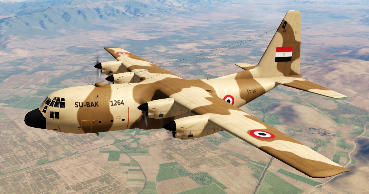 Egypt delivered its first military aid to Somalia full of two C-130 military plans