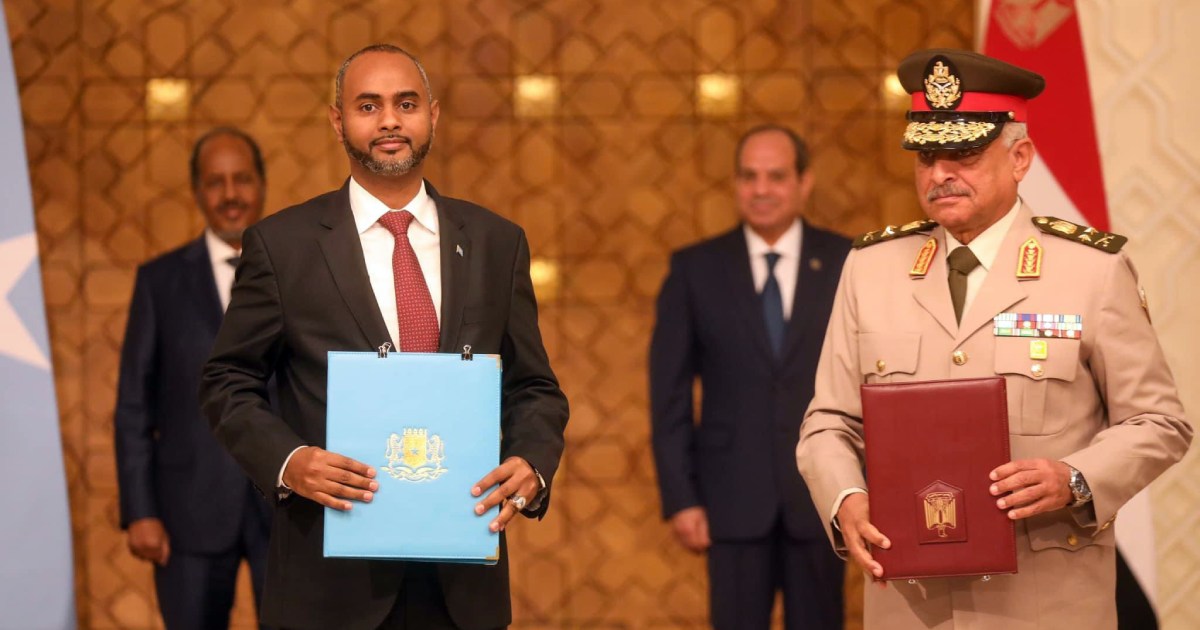 Somalia, Egypt sign defense agreement in Cairo