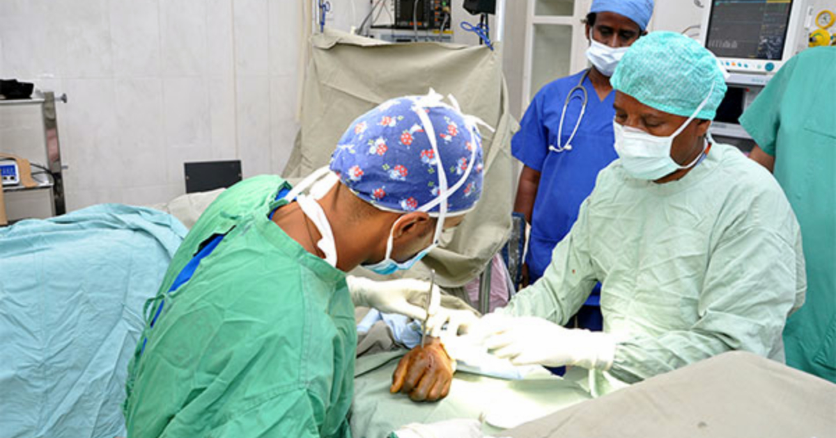 Young health professionals in Eritrea