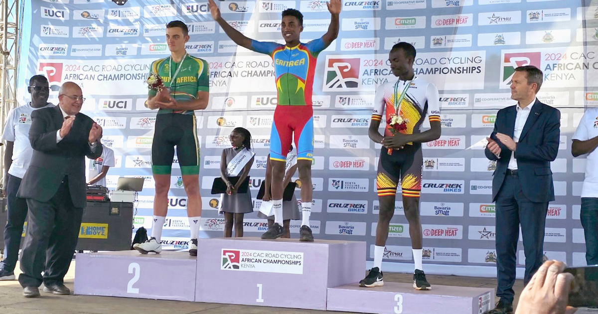 Eritrea showcased its cycling prowess by topping the medal standings at the Confederation of African Cycling Road Race Championships