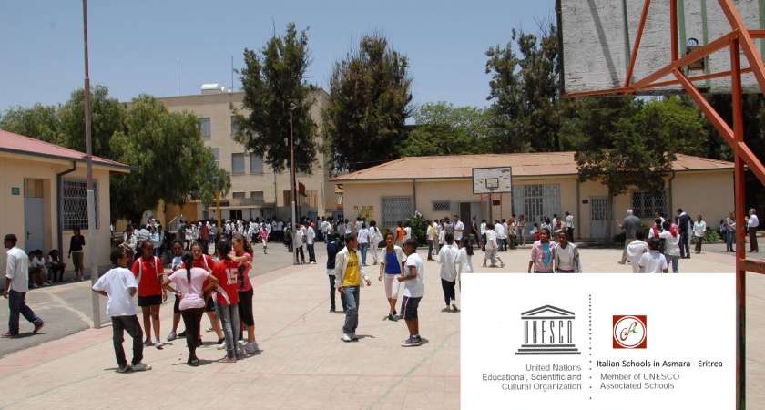 What prompts to the closure of the Italian school in Asmara?
