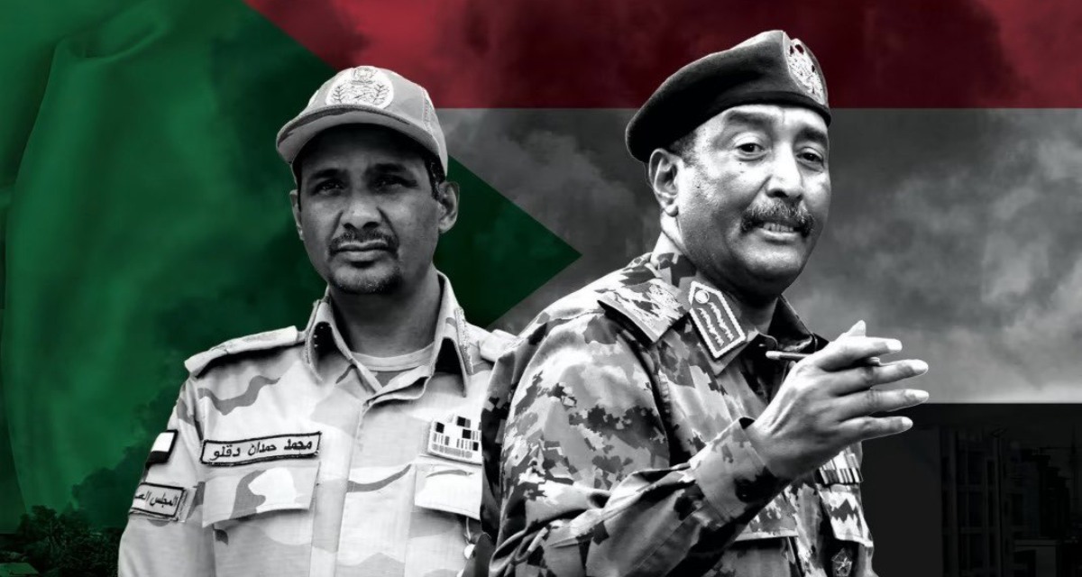 Sudan Generals: Abdel Fattah al-Burhan, the leader of the Sudanese Armed Forces (SAF), and Mohamed Hamdan Dagalo, better known as Hemedti, the head of the paramilitary Rapid Support Forces (RSF).