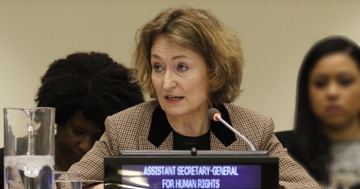 Ms. Ilze Brands Kehris, the UN Assistant Secretary-General for Human Rights