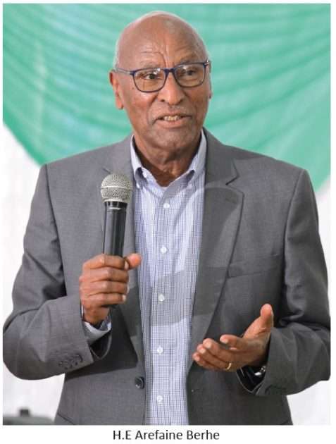 Arefaine Berhe, Eritrea Agriculture Minister