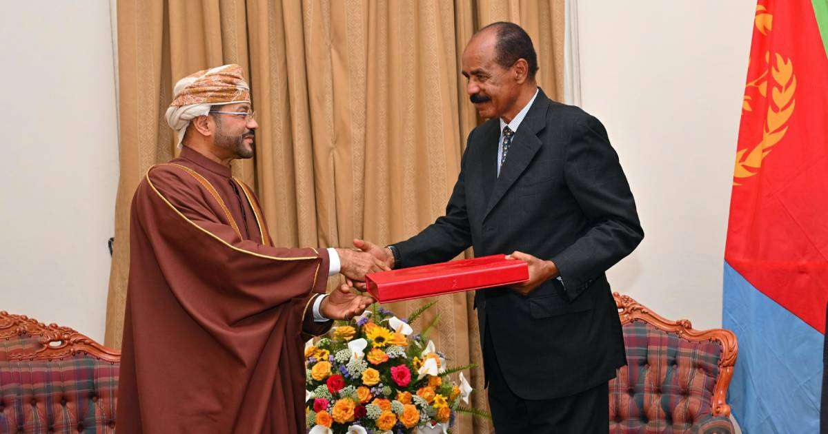 Eritrea's leader received message from Oman leader