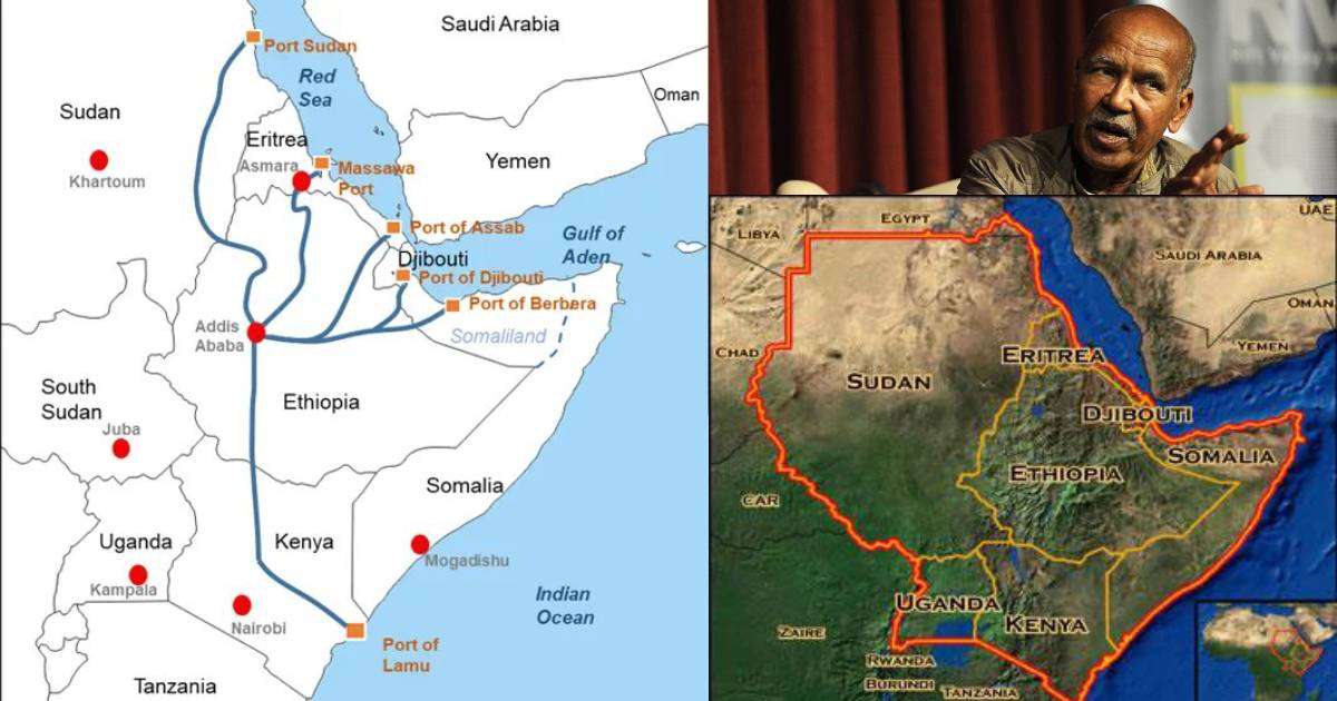 Nuraddin Farah, Ethiopia, access to the sea, Eritrea, Somalia