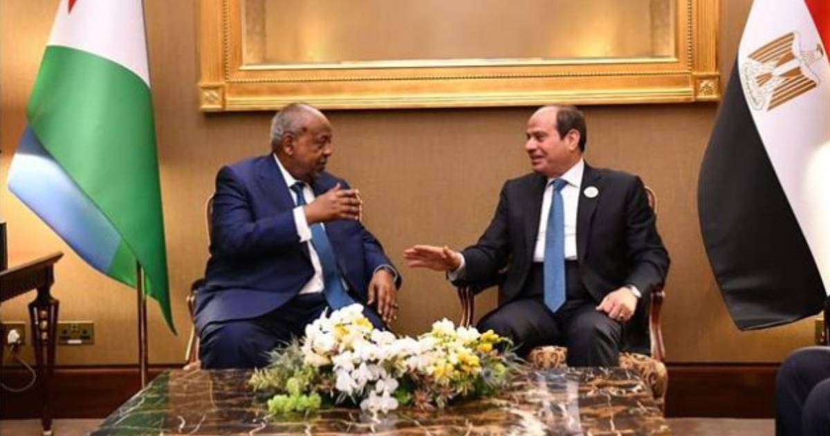 President El-Sisi of Egypt President Arrives in Djibouti